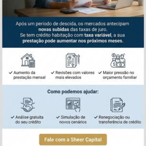 BCE Prepara Nova Subida de Juros em 2026 – Impactos no Crédito à Habitação